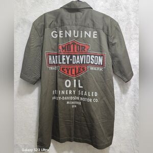 Harley-Davidson Mechanics Button-up Shirt L